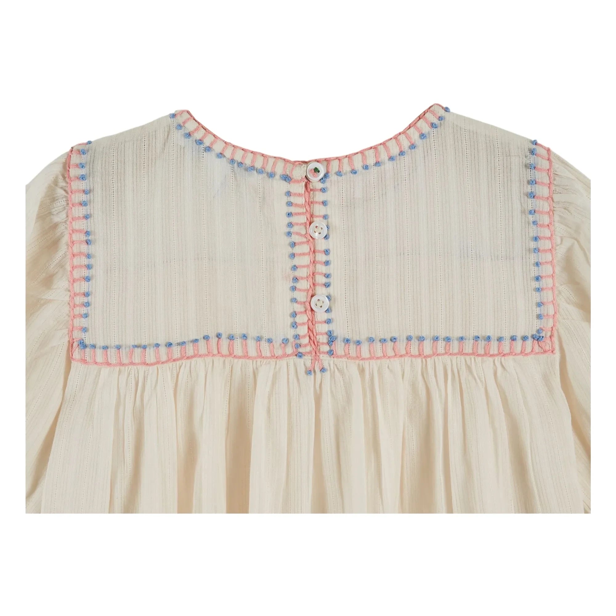 Emile et Ida - Blusa bordada | Crema