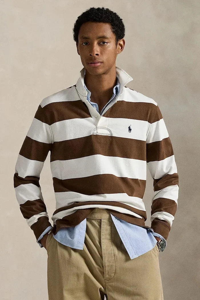 Camiseta de manga larga de algodón para hombre Polo Ralph Lauren