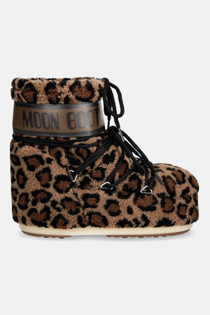 Bota de nieve para mujer Moon Boot MB ICON LOW FLEECE LEOPARD