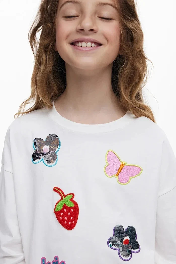 Blusa de manga larga para niña Desigual