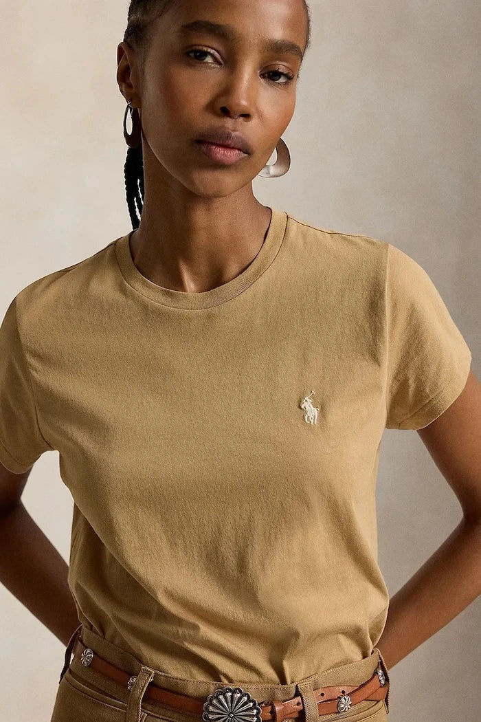 Camiseta de algodón para mujer Polo Ralph Lauren