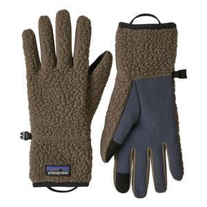 Patagonia - Guantes Retro Pile de Fibra Reciclada | Marrón
