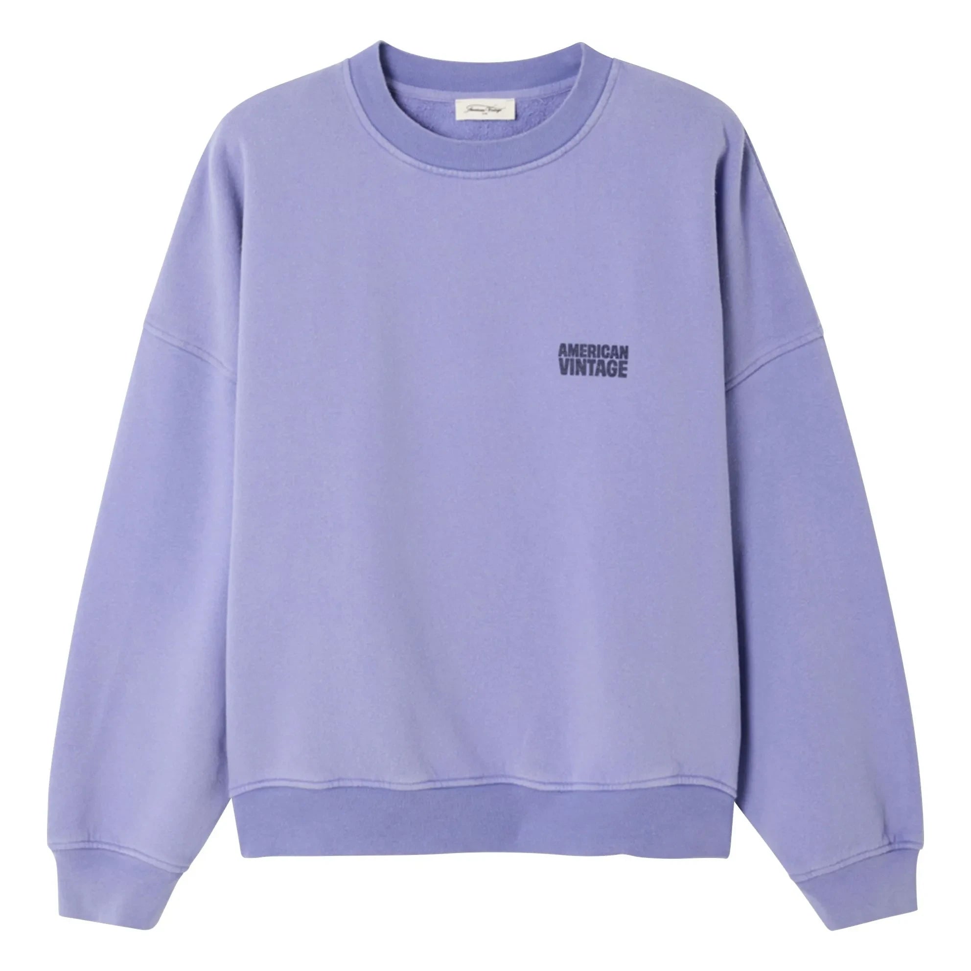 American Vintage - Sudadera de algodón Plizzy | Lavanda