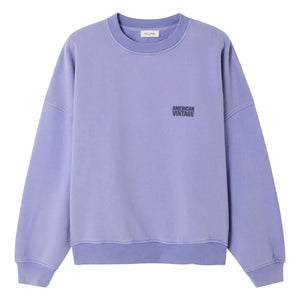 American Vintage - Sudadera de algodón Plizzy | Lavanda
