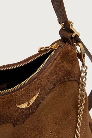 Bolso bandolera de ante para mujer JIM