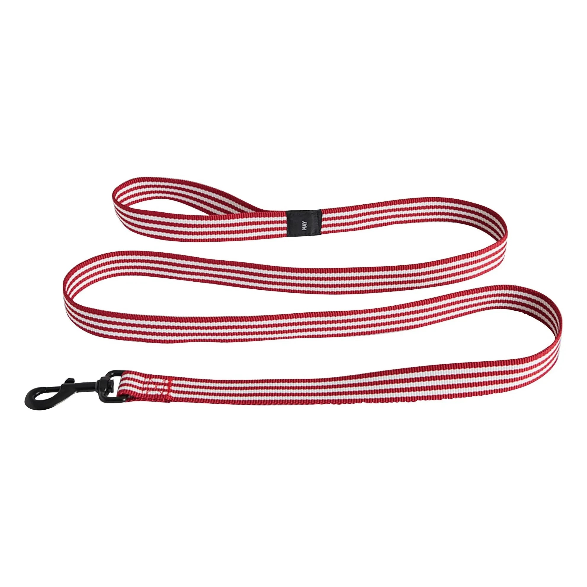 Hola - Collar para perro rayado | Rojo