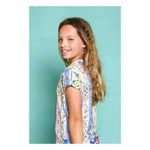Favorite People - Camiseta Amalfi Floral | Azul