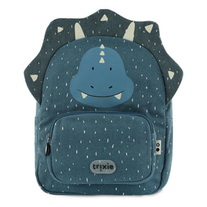 Trixie - Mochila Mr. Triceratops | Gris azulado
