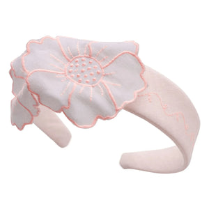 Gingersnaps - Diadema de flores Vanessa rosa pálido