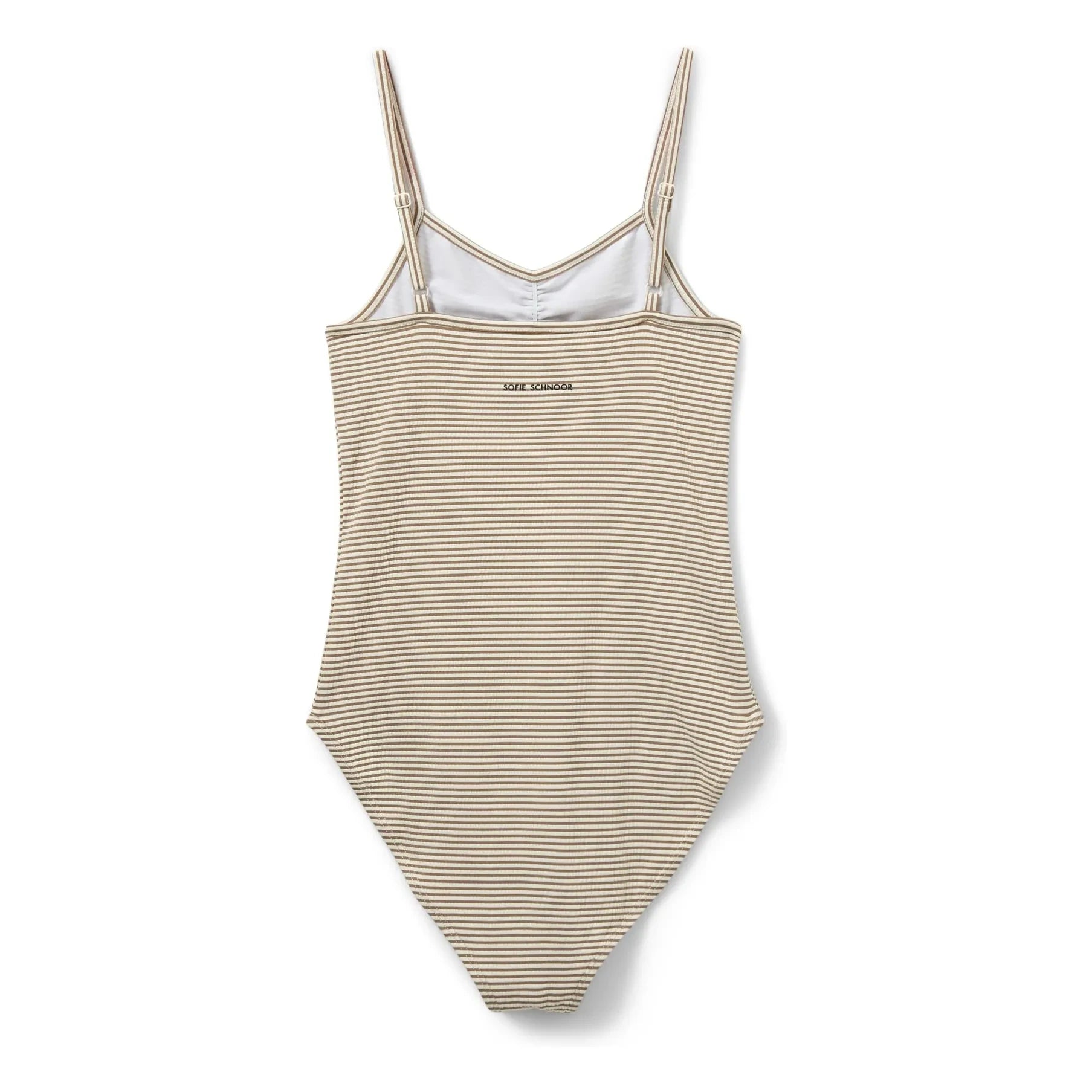 Sofie Schnoor - Bañador a rayas Britalianasy | Gris marrón