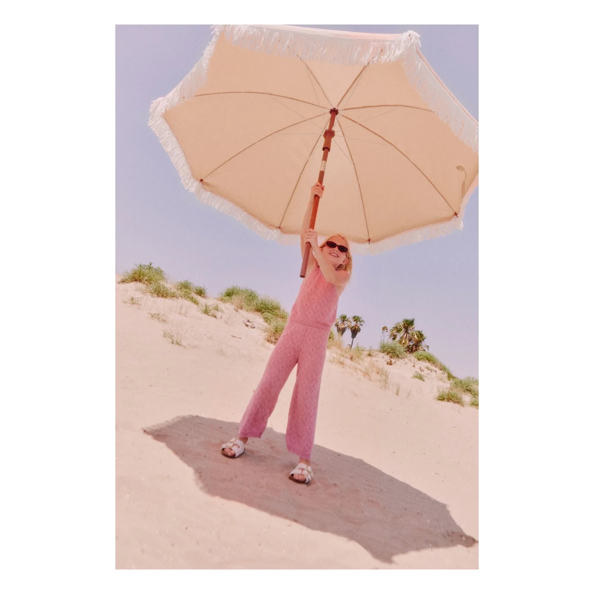 Mipounet - Top de ganchillo Gala | Rosa empolvado