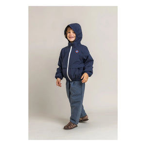 Flotte - Cortavientos impermeable Bastille Fibra Reciclada | Azul Oscuro