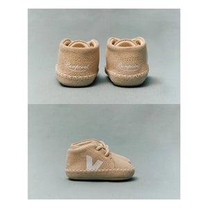 Veja - Zapatillas de ante con cordones para bebé Veja x Bonpoint | Beige arena
