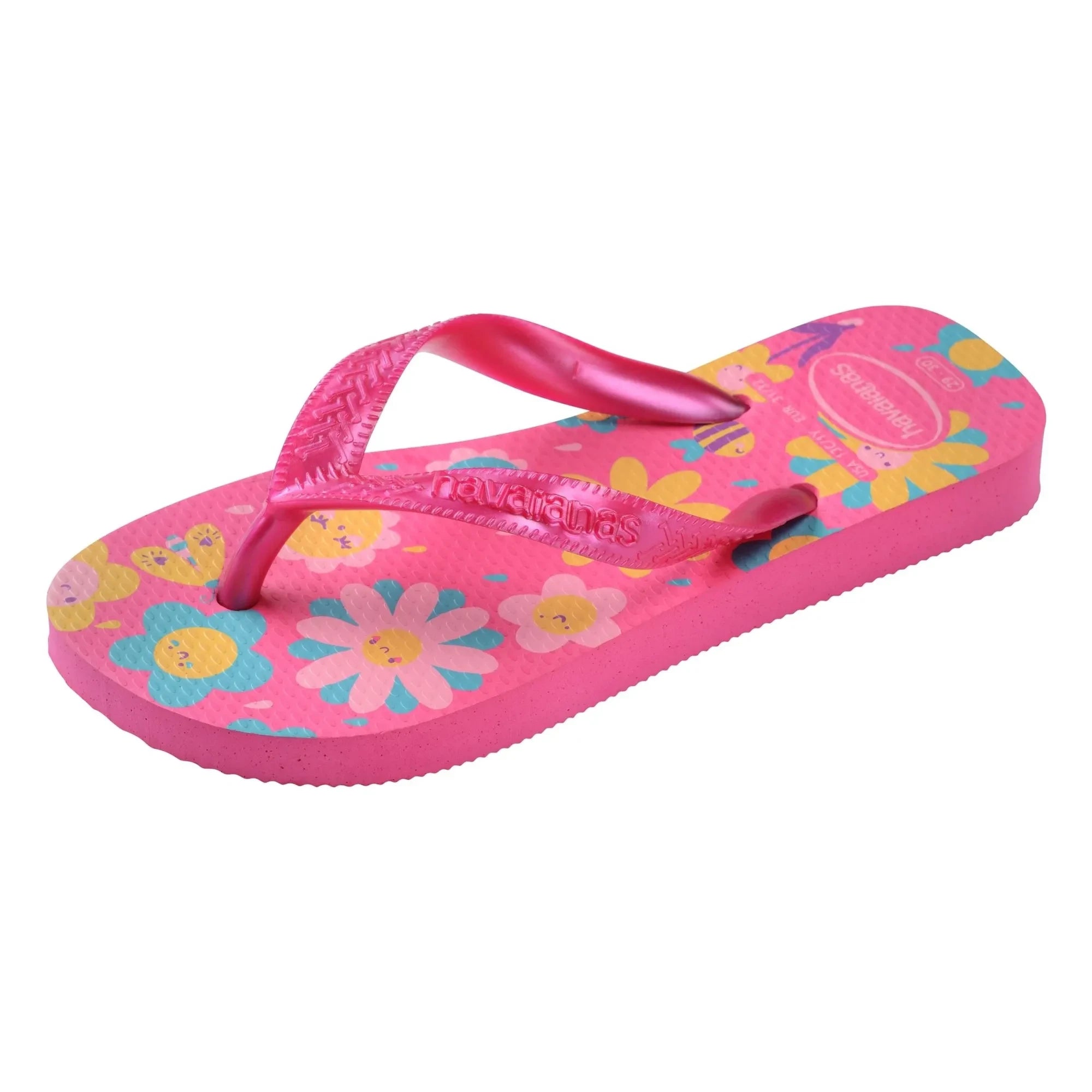 Havaianas - Chanclas de dedo Flores | Fucsia