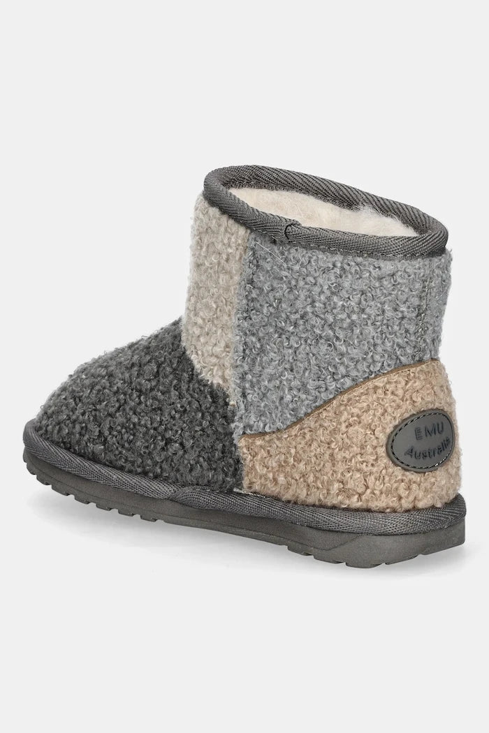Bota de nieve para niños Emu Australia Wallaby Mini Teddy Patch