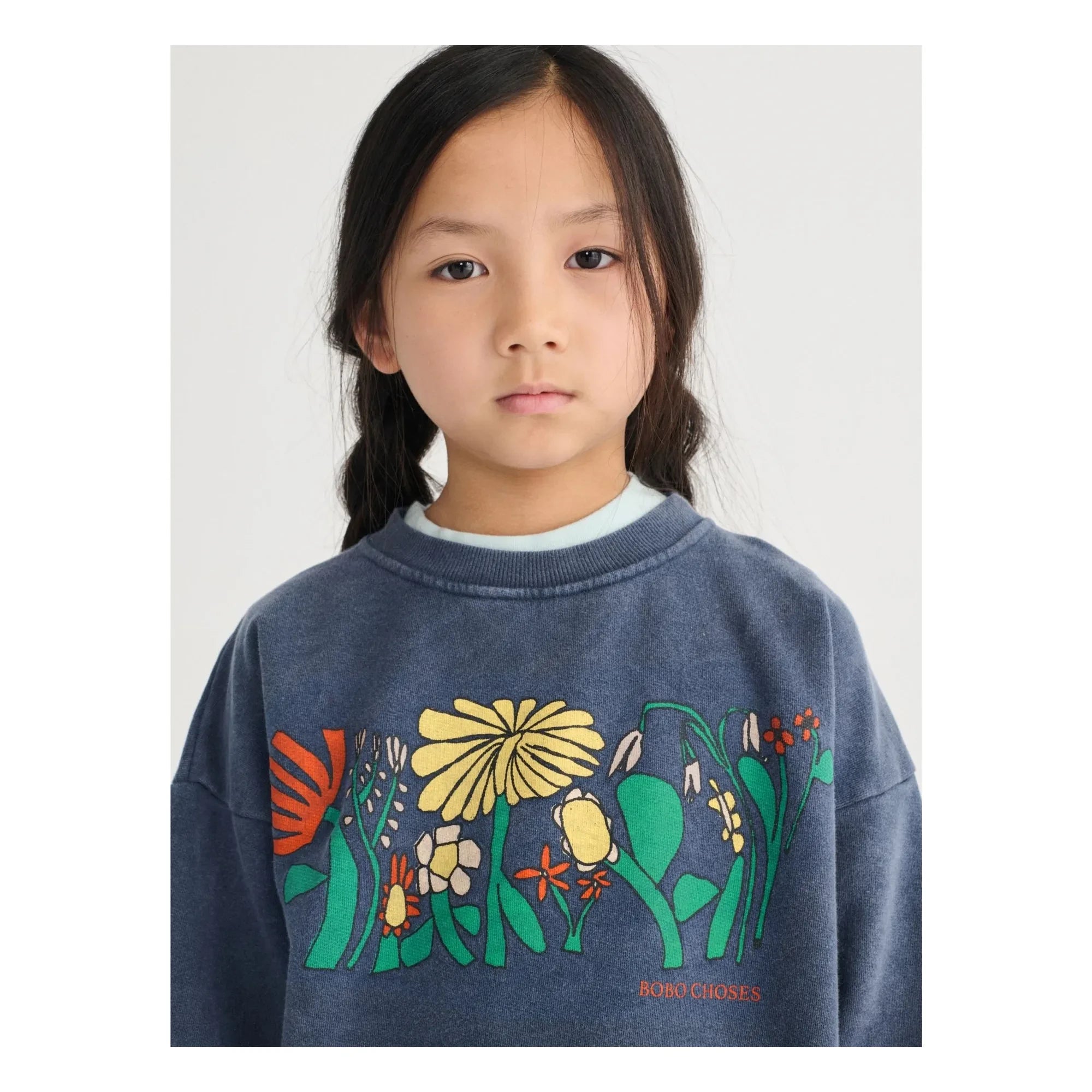Bobo Choses - Sudadera de algodón orgánico Herbalist | Azul marino