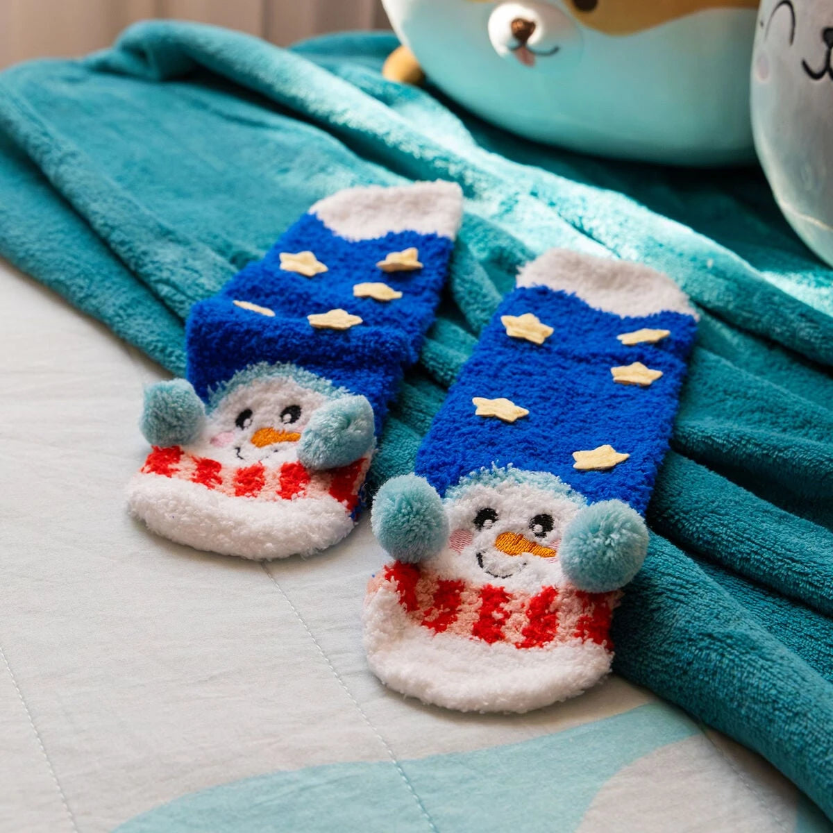 Legami - Calcetines de Navidad para Adultos Snowmen - ¡Una Conexión Perfecta!