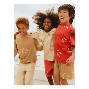 Molo - Amil Smiles Short de algodón orgánico | Beige