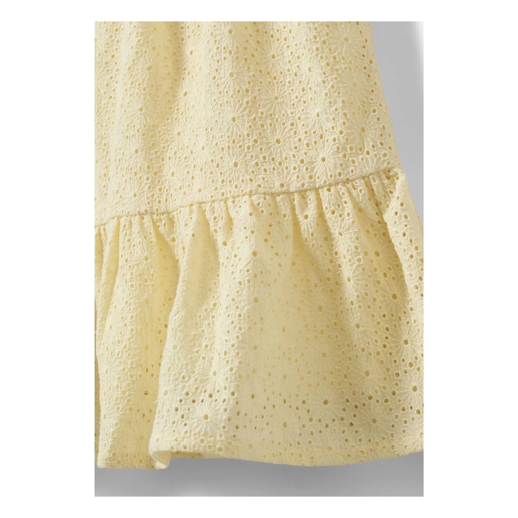 Sofie Schnoor - Minifalda con Volantes Adrienne | Amarillo Pálido