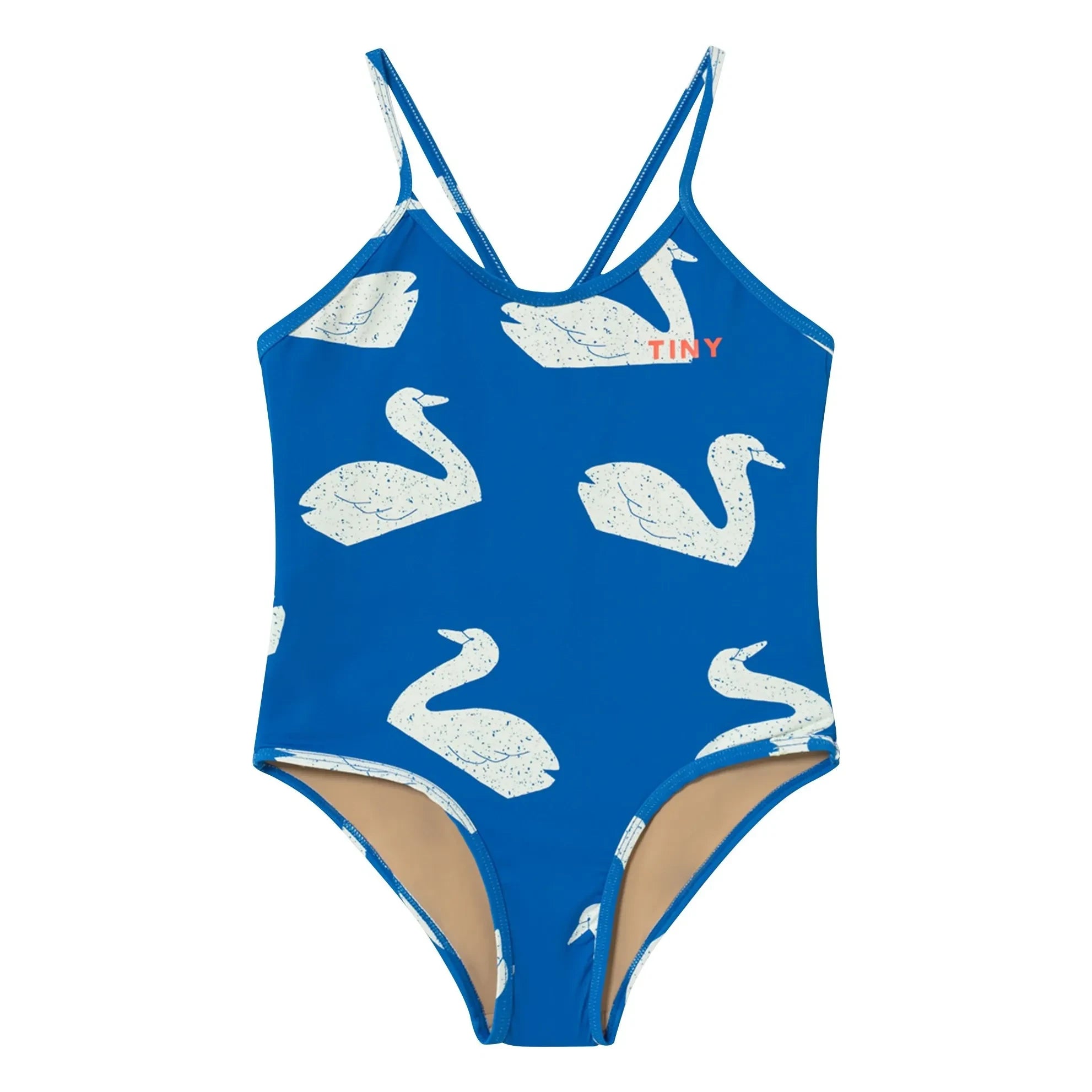 Tinycottons - Bañador cisnes | Azul