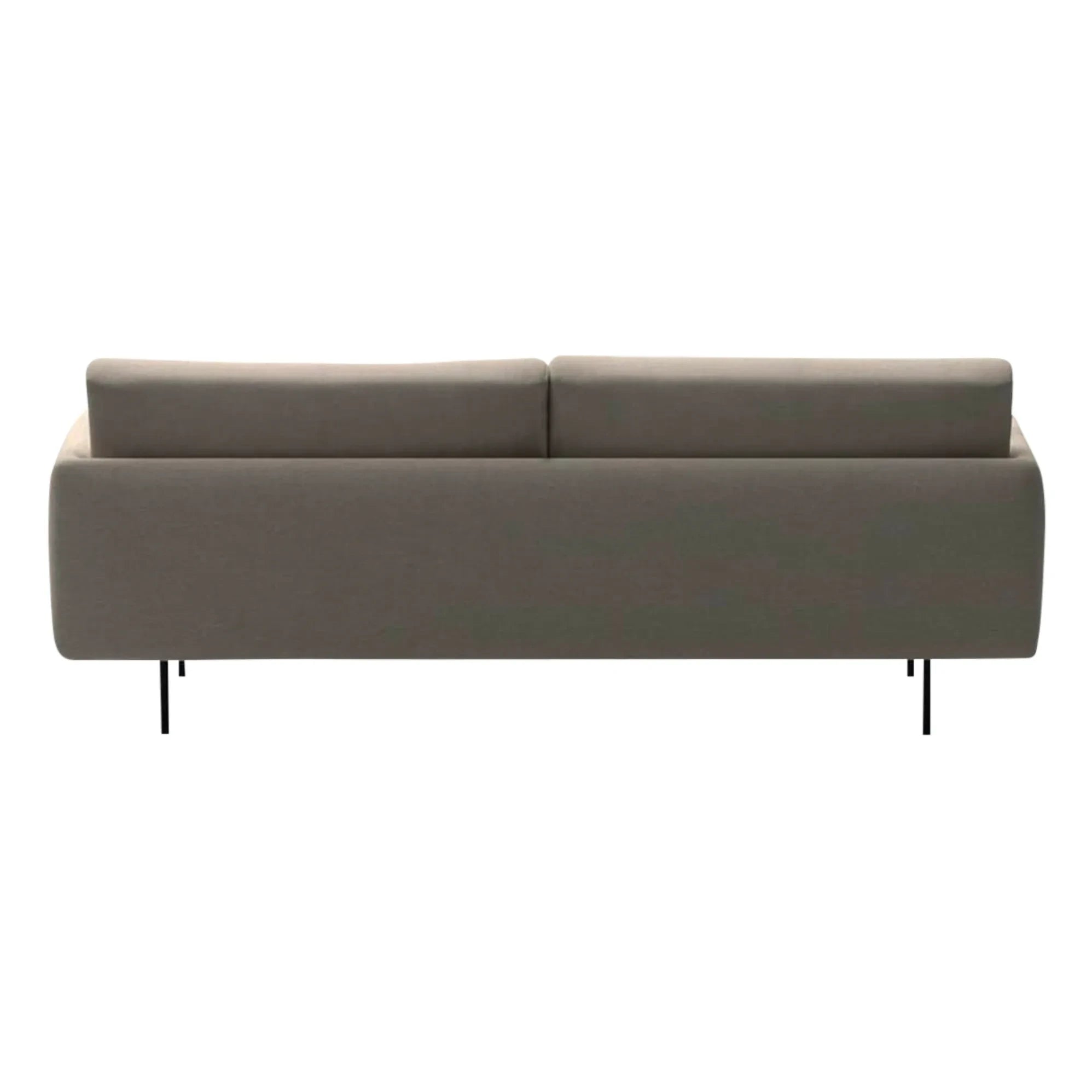 Panac Edition - Sofá de 3 plazas Isly, tela jaspeada - 205 cm | Gris