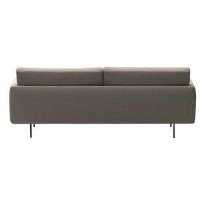 Panac Edition - Sofá de 3 plazas Isly, tela jaspeada - 205 cm | Gris