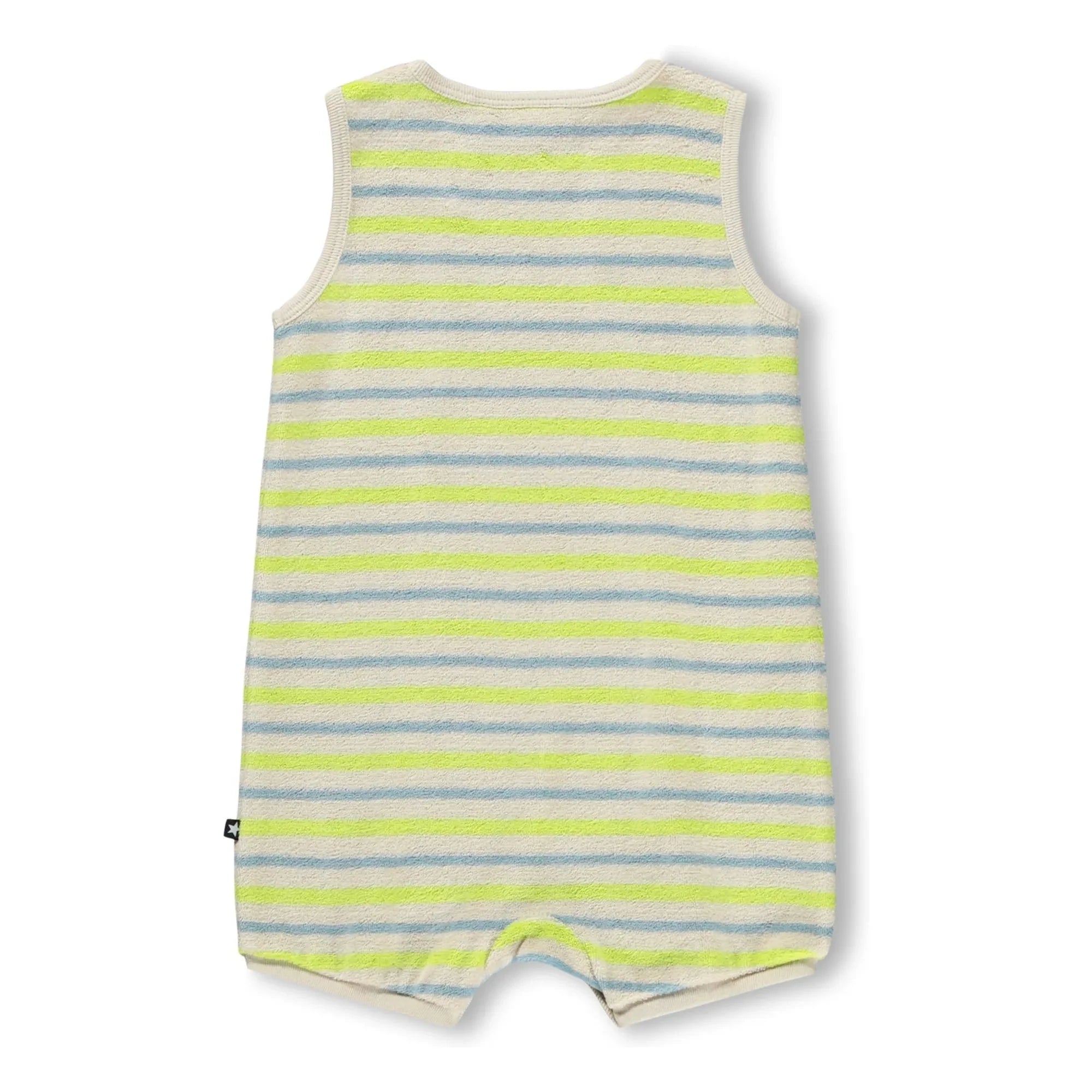 Molo - Pichi Short de Algodón Orgánico con Rayas | Crudo