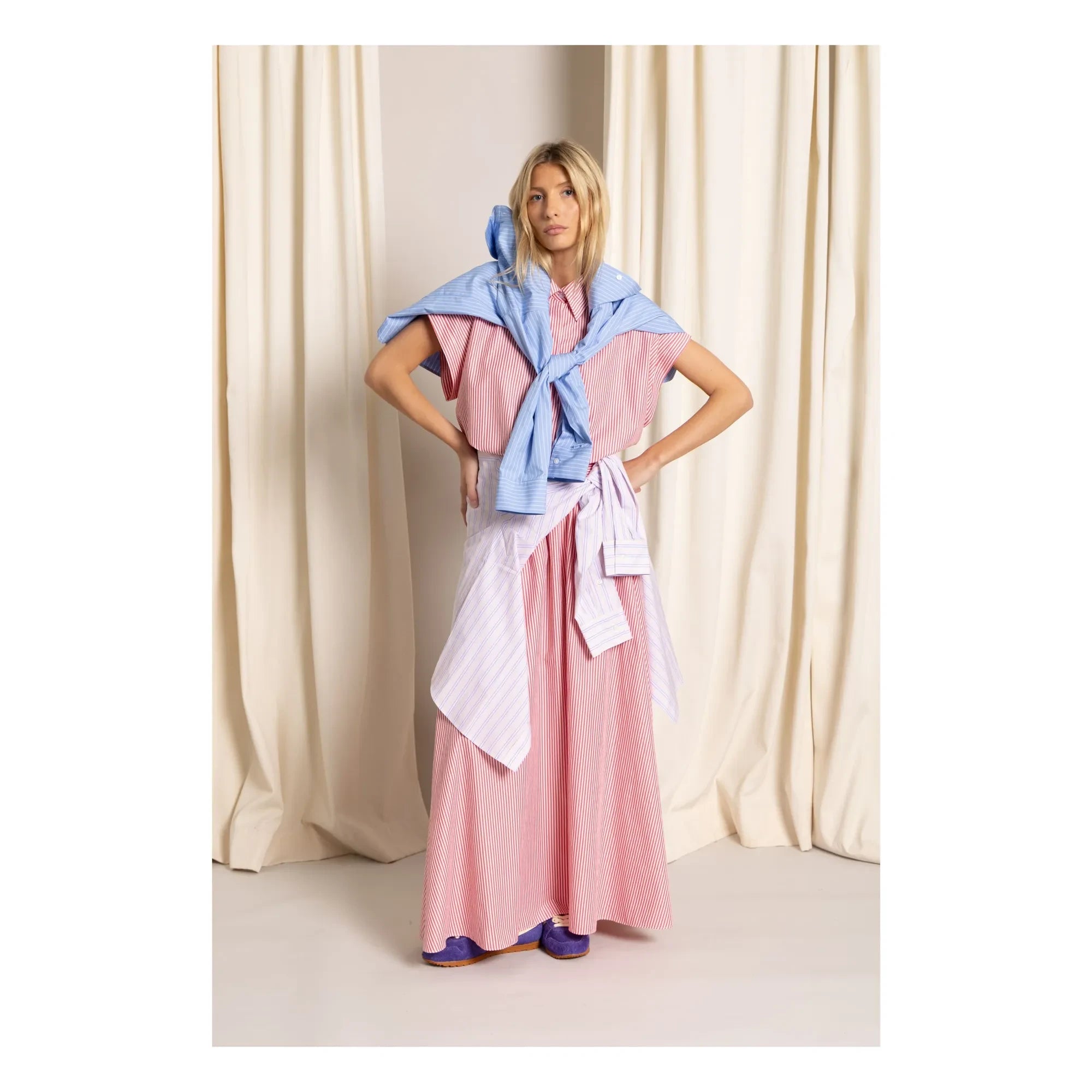 Smallable Mujer - Camisa Rayas Kanel | Lila