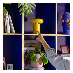 &Klevering - Lámpara portátil Glimpse | Amarillo