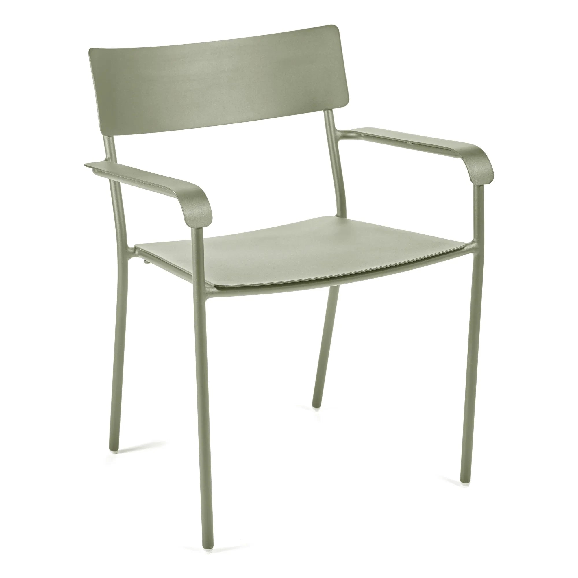 Serax - Silla de exterior August con reposabrazos | Eucalipto