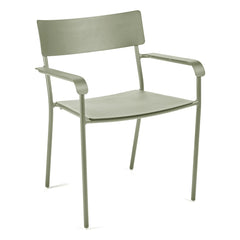 Serax - Silla de exterior August con reposabrazos | Eucalipto