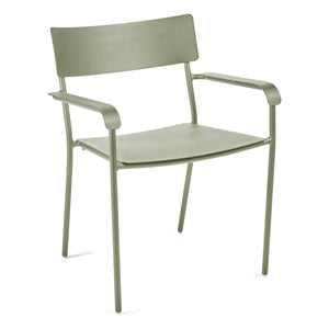 Serax - Silla de exterior August con reposabrazos | Eucalipto
