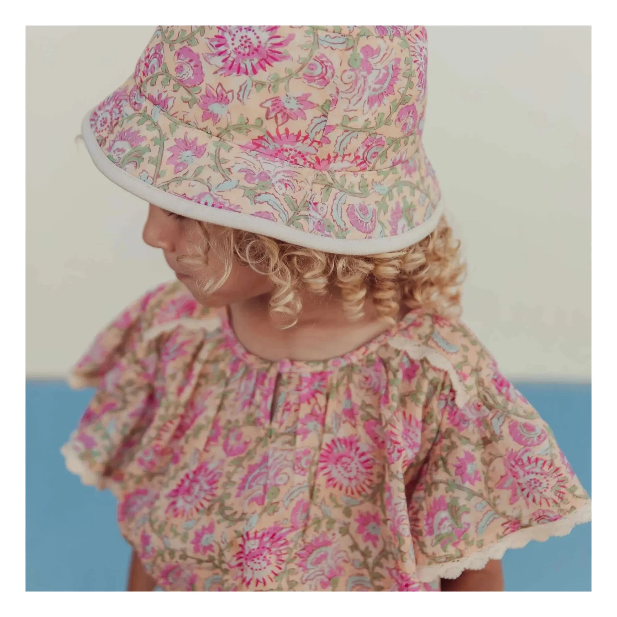 Louise Misha - Blusa de algodón orgánico Eliza | Rosa