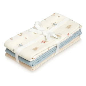 Cam Cam - Pañales de tela Vintage Toys - Set de 3 | Beige
