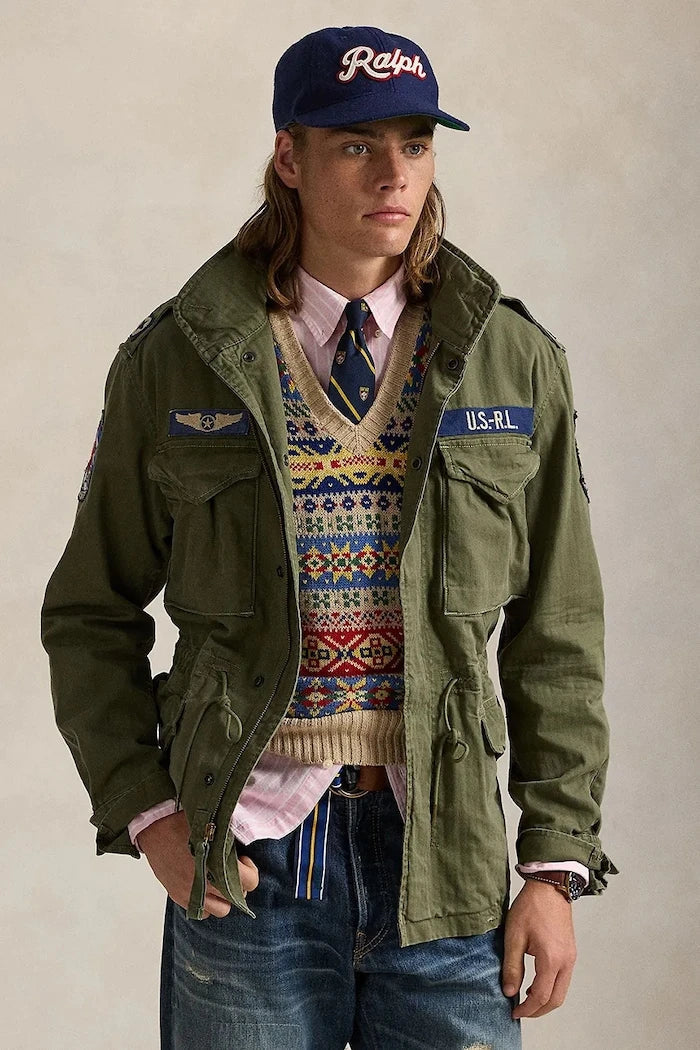 Polo Ralph Lauren Chaqueta de Hombre de Algodón Icnc Fld Jkt Lined Field