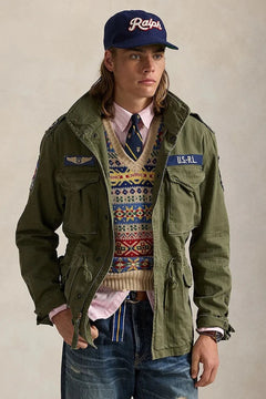 Polo Ralph Lauren Chaqueta de Hombre de Algodón Icnc Fld Jkt Lined Field