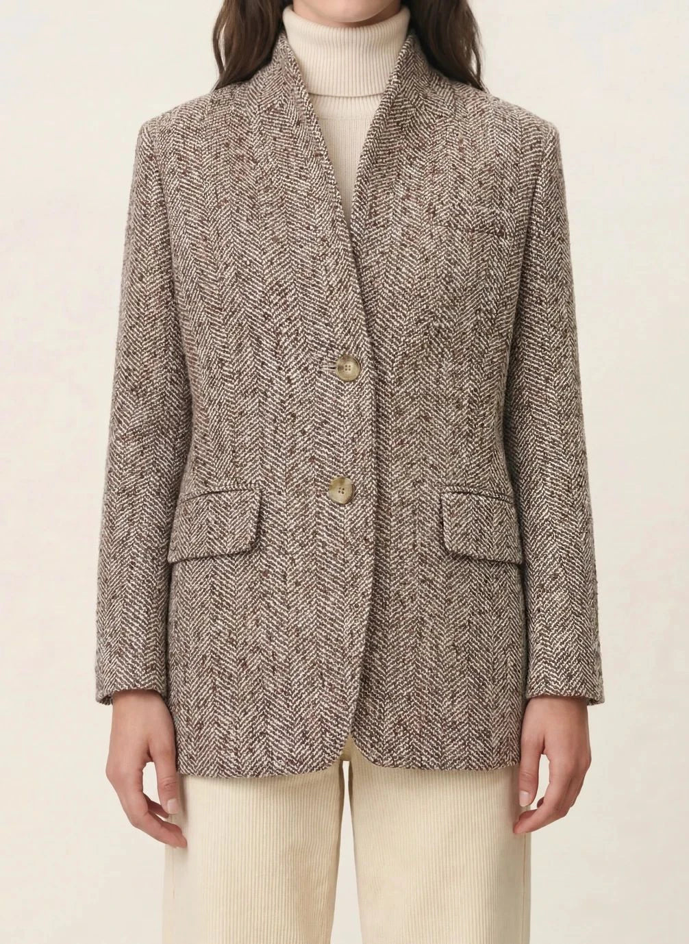 Vanessa Bruno - Blazer Jovanka de lana | Marrón oscuro