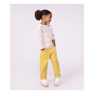 Petit Bateau - Marinière Logo Tişört | Pembe