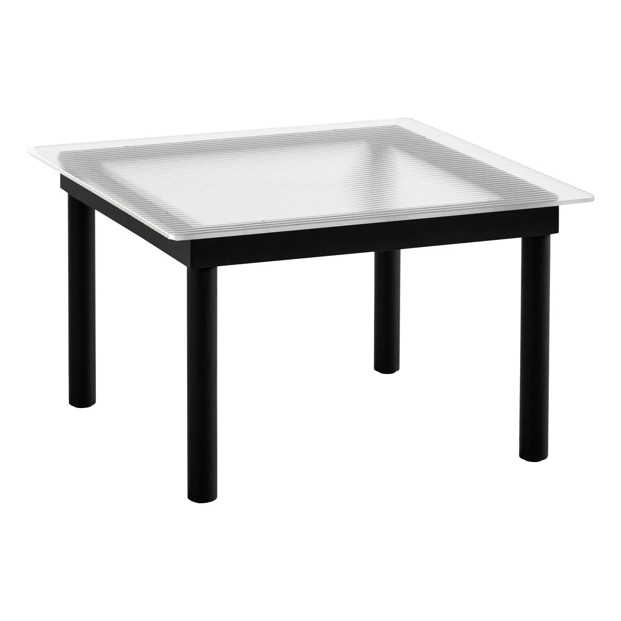 Hay - Mesa de centro Kofi Cam, base de roble | Negro