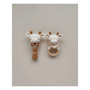 Patti Oslo - Anillo de dentición Jirafa Goldie | Crema