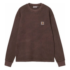 Carhartt WIP - Camiseta de manga larga Vista Waffle | Marrón Oscuro