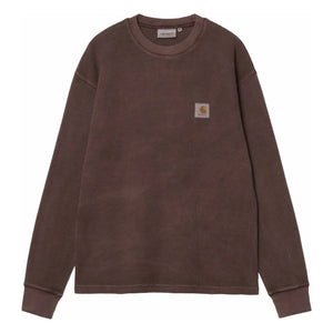 Carhartt WIP - Camiseta de manga larga Vista Waffle | Marrón Oscuro