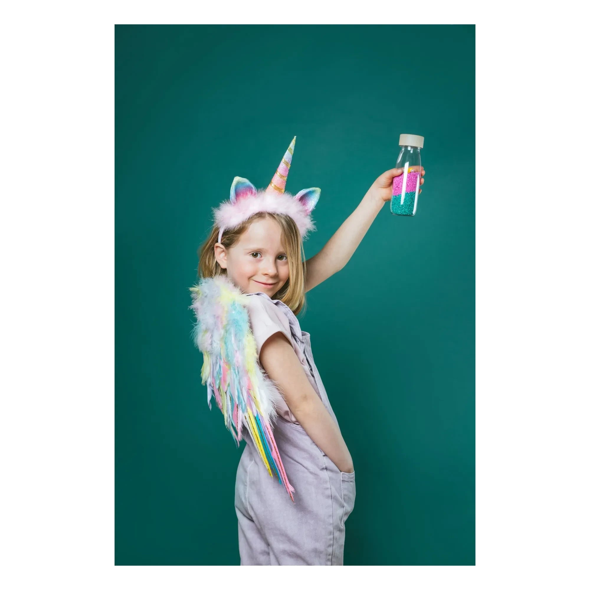 Petit Boum - Botella sensorial Unicornio