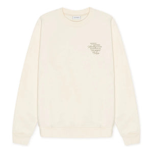 Les Deux - Sudadera de cuello redondo de algodón Faience | Crema
