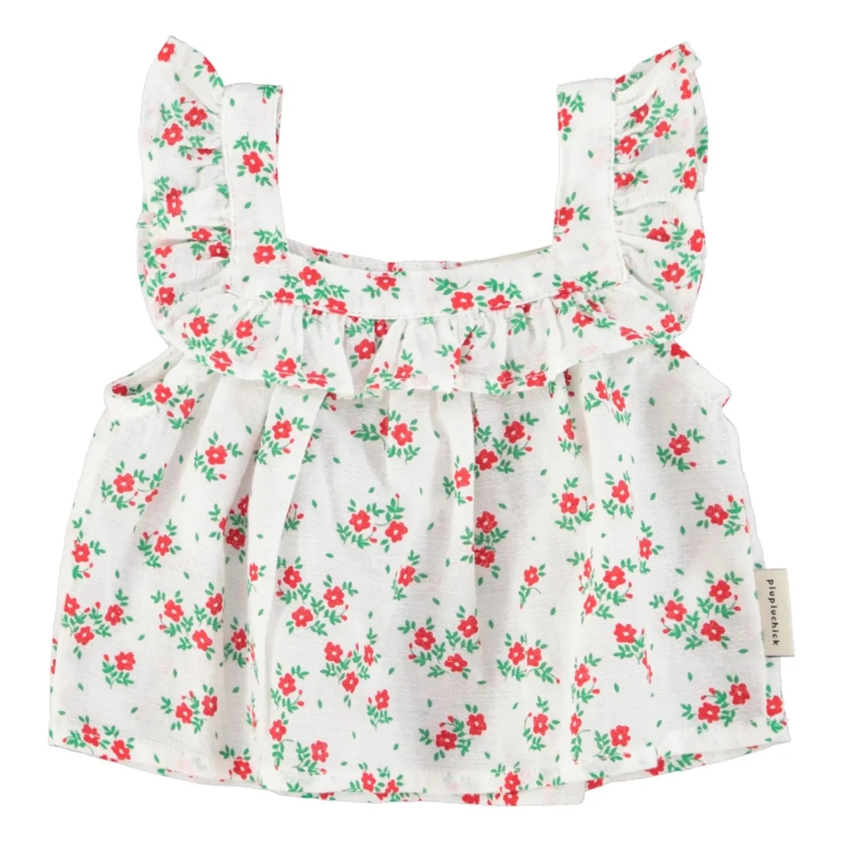 Piupiuchick - Blusa de algodón orgánico | Blanco