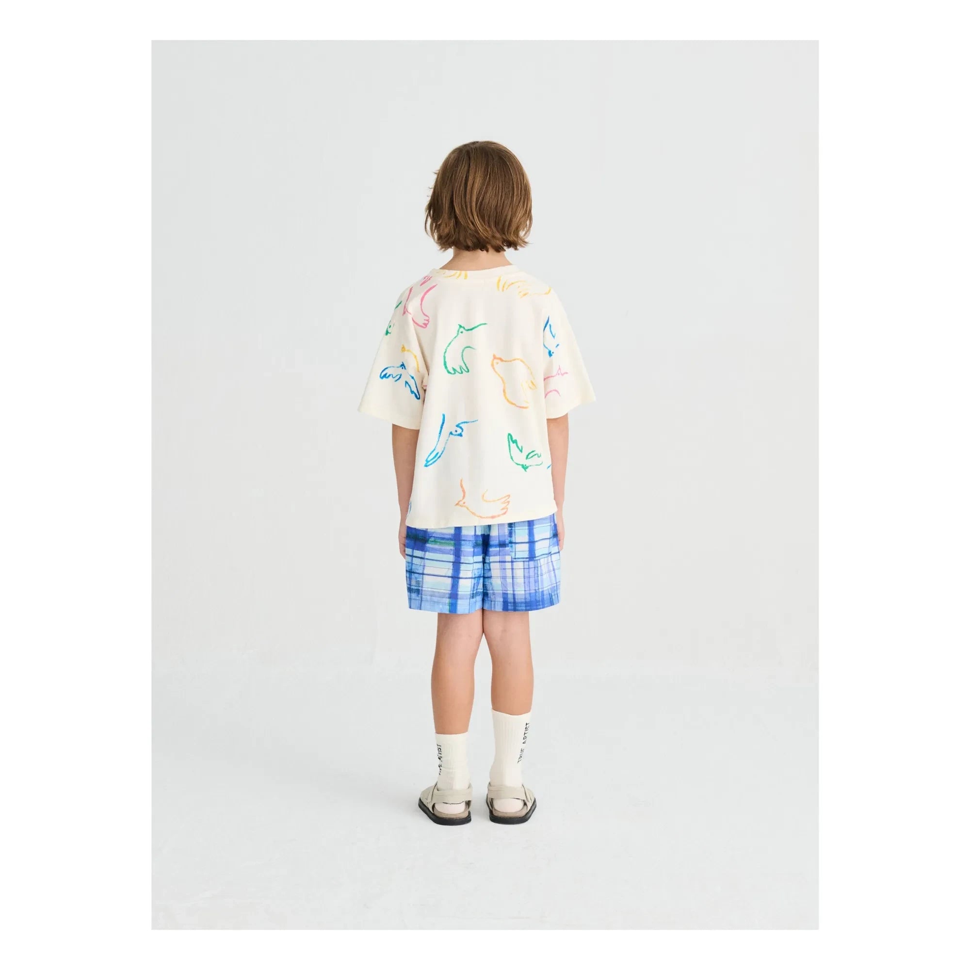 True Artist - Camiseta Pájaros Algodón orgánico | Crudo