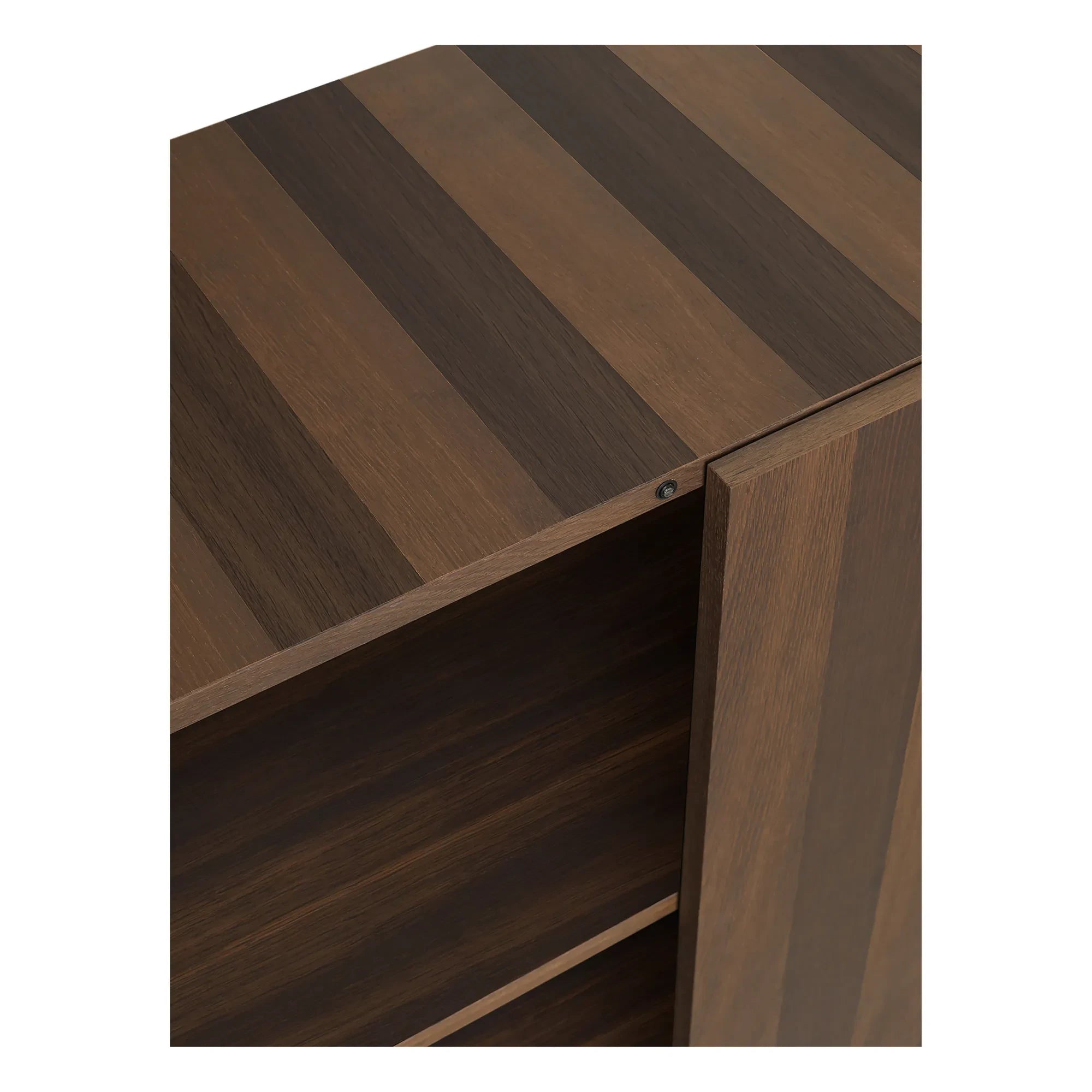 Ferm Living - Consola de madera Post - FSC | Roble ahumado