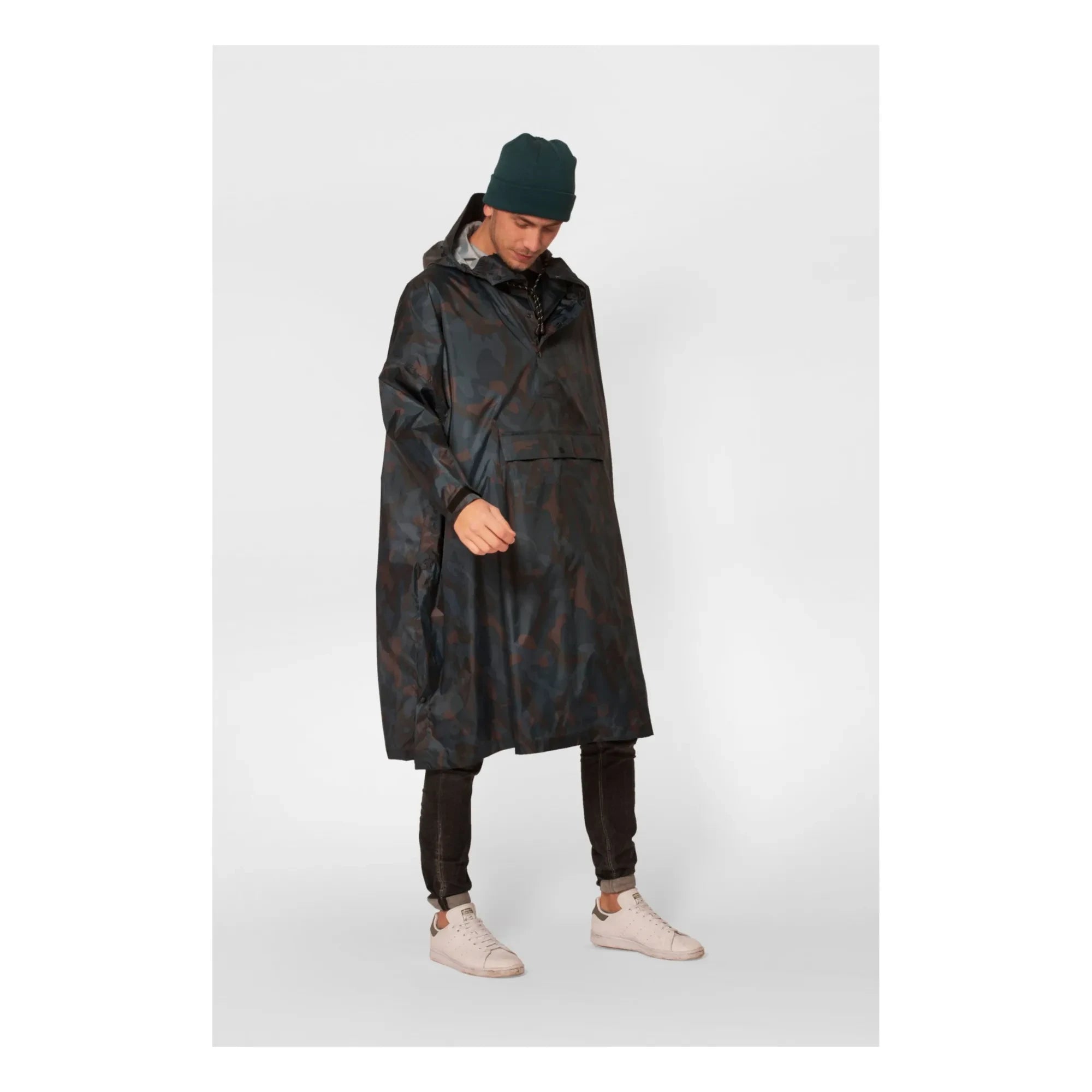 Rainkiss - Capa de lluvia impermeable Art Camo | Negro
