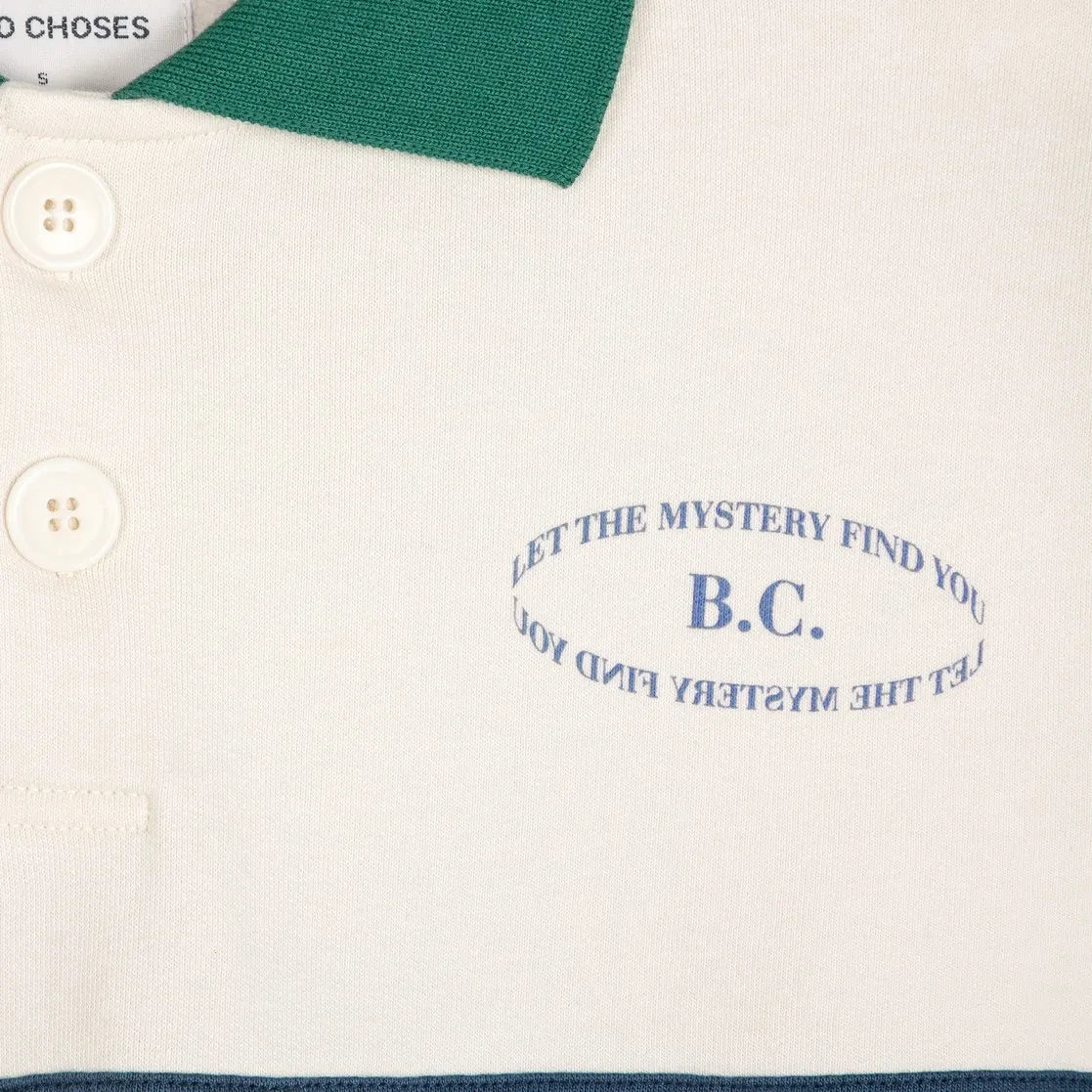 Bobo Choses - Polo de algodón Mystery BC | Crudo