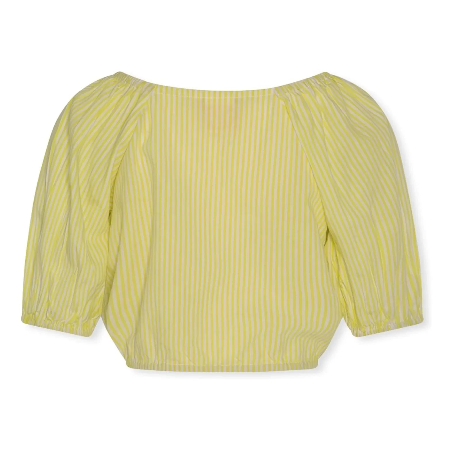 AO76 - Blusa Neha a Rayas | Amarillo